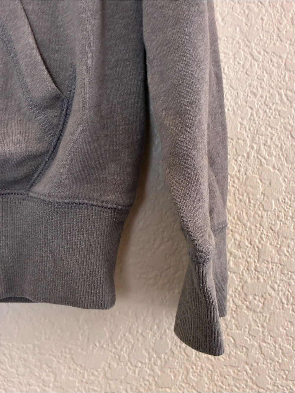 The North Face | Gray cotton blend kangaroo pocket hoodie sweatshirt men’s small